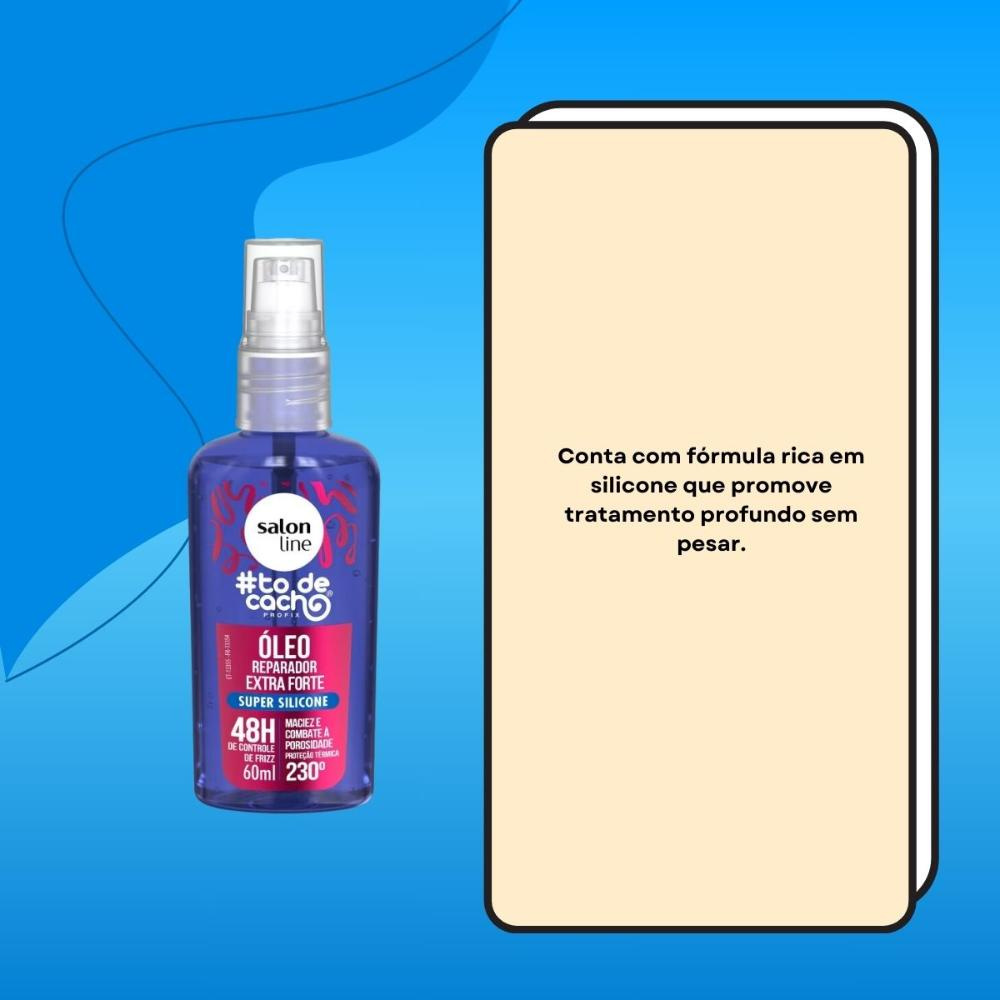 Salon Line #todecacho Óleo Reparação Extra Forte 60ml — imagem 3 | Farmácia Resyla