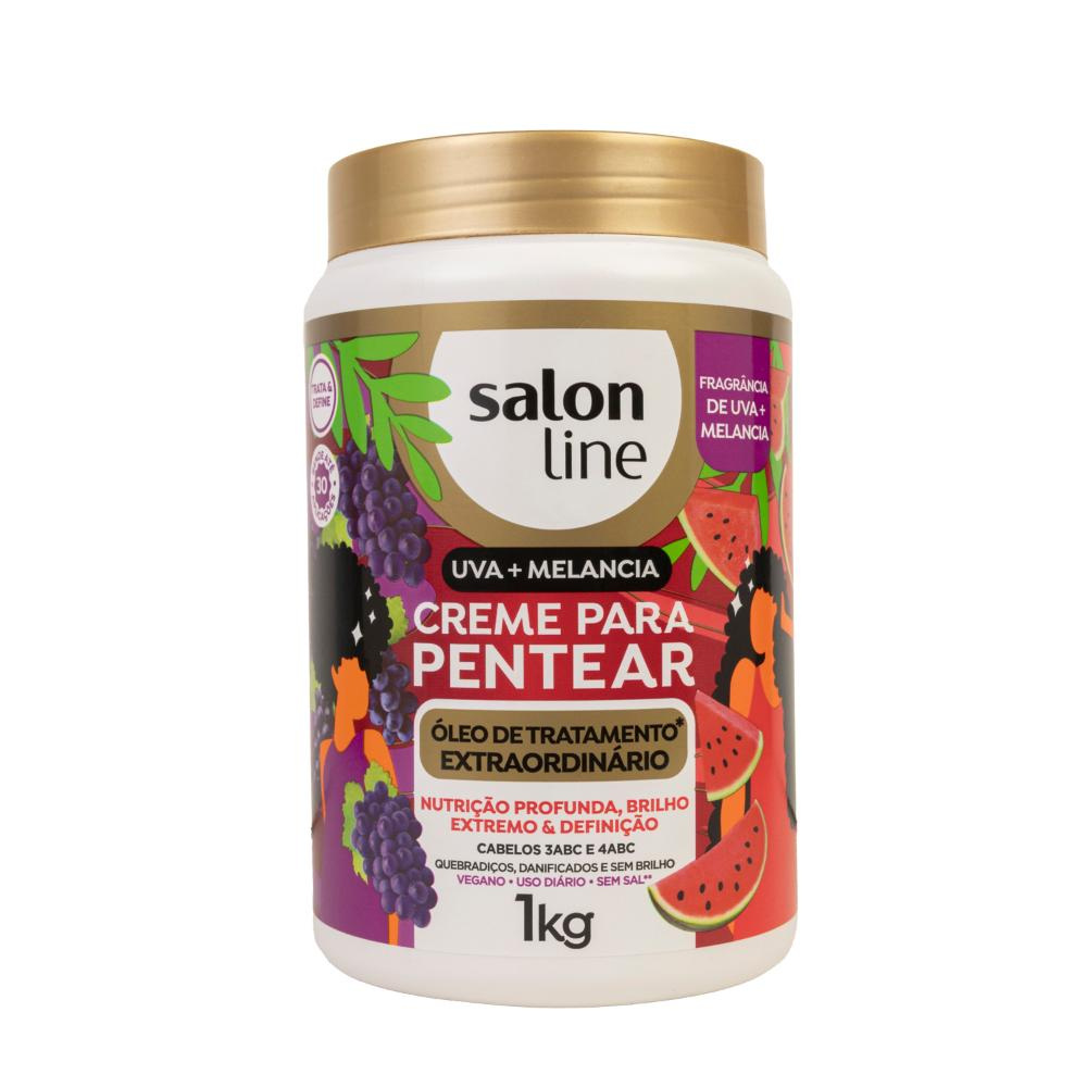 Salon Line - Uva + Melancia - Creme para Pentear - 1000ml — Salon Line | Farmácia Resyla