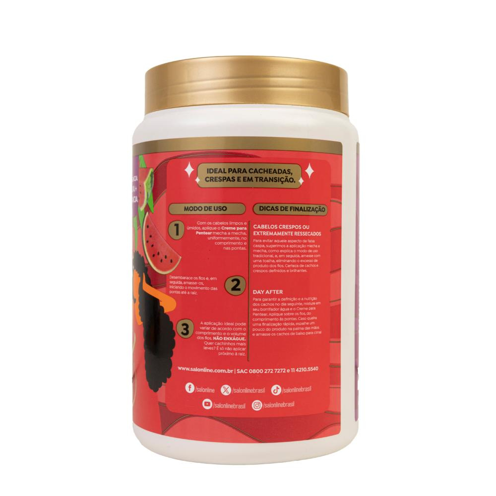 Salon Line - Uva + Melancia - Creme para Pentear - 1000ml — imagem 3 | Farmácia Resyla