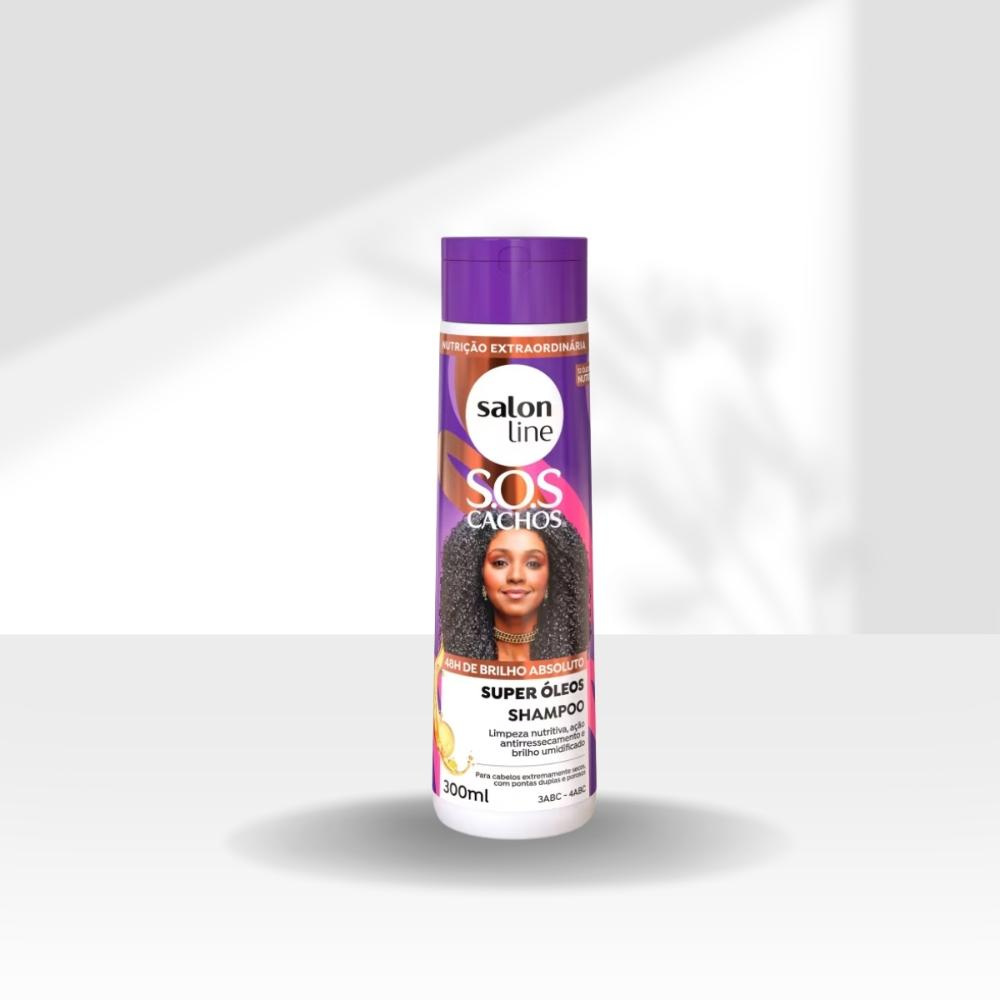SalonLine - S.O.S Cachos Super Óleos Kit 3 Shampoo - 300ml — imagem 3 | Farmácia Resyla