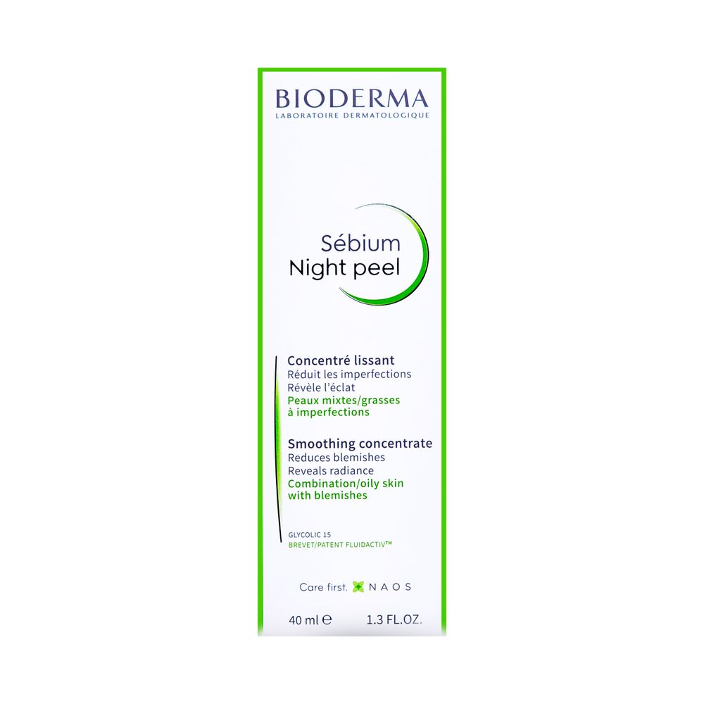 Sérum Bioderma Sébium Night Peel Renovador Peles Oleosas e Acneicas 40ml — imagem 3 | Farmácia Resyla