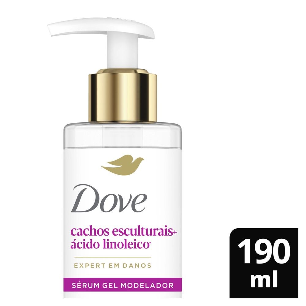 Sérum Capilar Modelador Dove Cachos Esculturais + Ácido Linoleico 190g — Dove | Farmácia Resyla