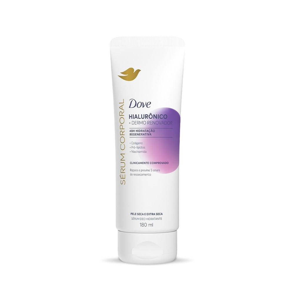 Sérum Corporal Dove com Ácido Hialurônico Dermo Renovador 180ml — Dove | Farmácia Resyla