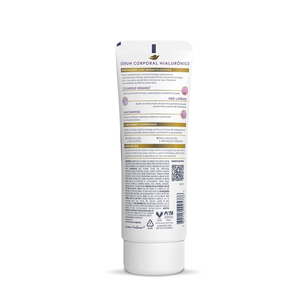 Sérum Corporal Dove com Ácido Hialurônico Dermo Renovador 180ml — imagem 2 | Farmácia Resyla