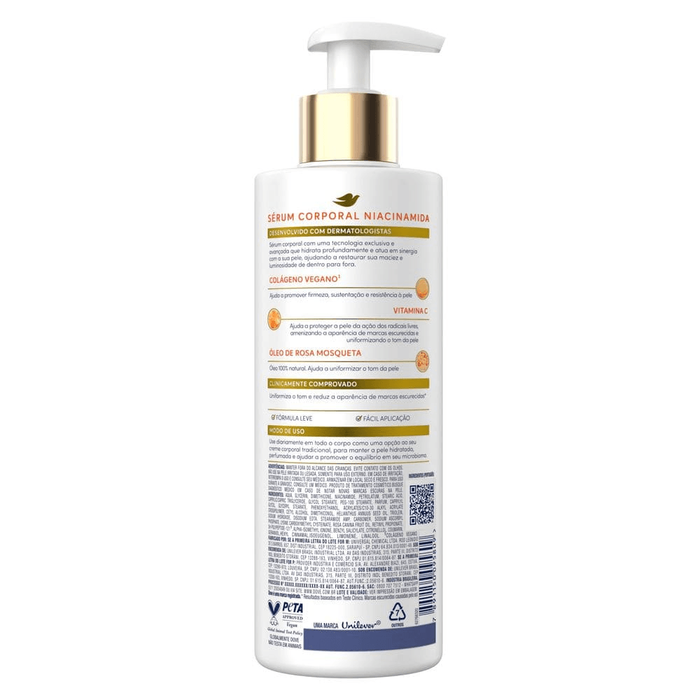 Sérum Corporal Dove com Niacinamida Uniformizador 380ml — imagem 2 | Farmácia Resyla