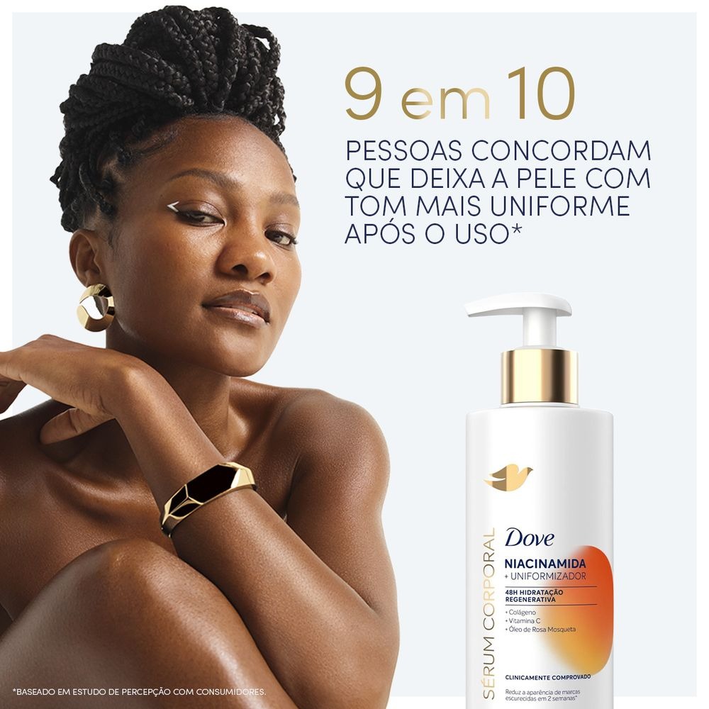 Sérum Corporal Dove com Niacinamida Uniformizador 380ml — imagem 3 | Farmácia Resyla