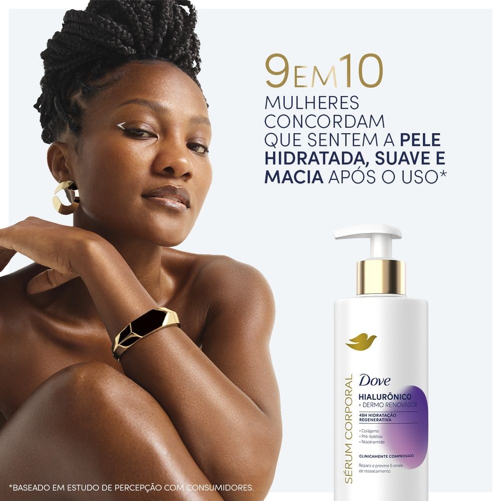 Sérum Corporal Dove Hialurônico + Dermo Renovador 380ml — imagem 3 | Farmácia Resyla