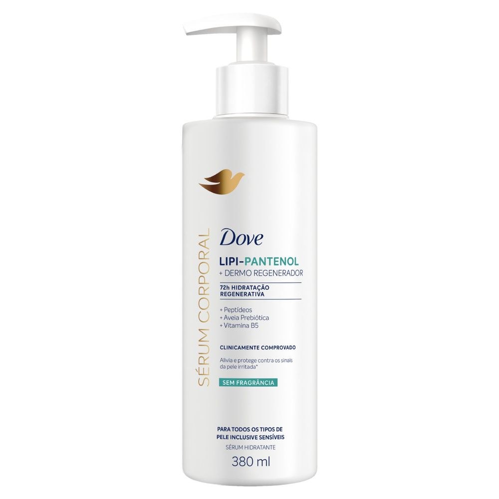 Sérum Corporal Dove Lipi-Pantenol + Dermo Regenerador 380ml — Dove | Farmácia Resyla