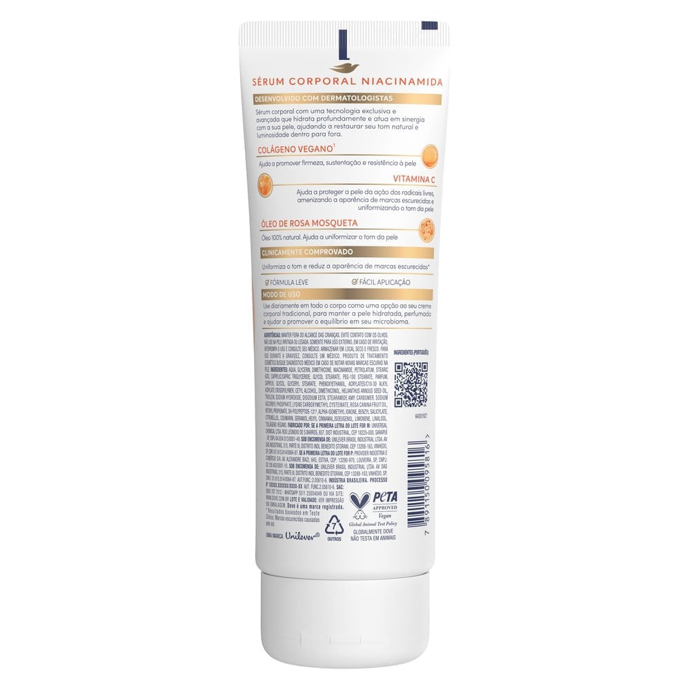 Sérum Corporal Dove Uniformizador com Niacinamida 180ml — imagem 3 | Farmácia Resyla