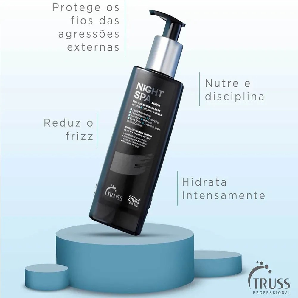 Sérum de Reconstrução Night Spa Truss 250ml — imagem 3 | Farmácia Resyla