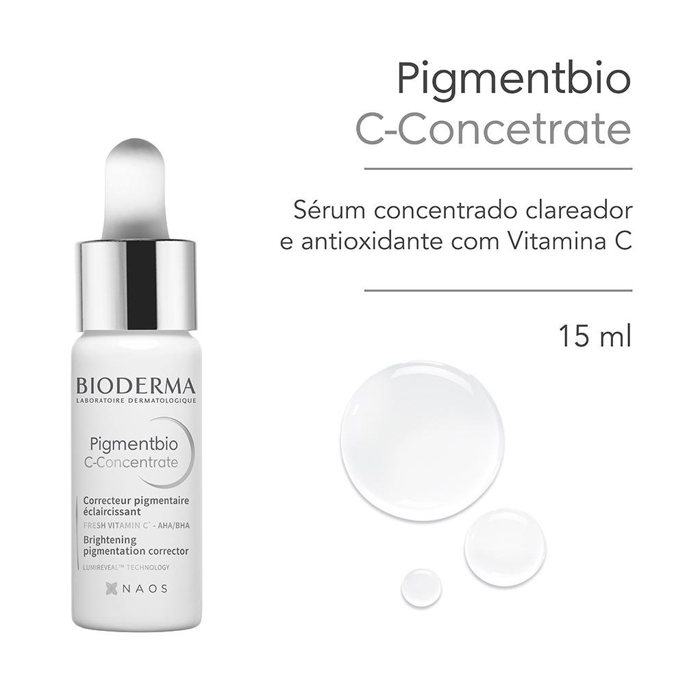 Sérum Facial Bioderma Pigmentbio C-Concentrate Clareador e Antioxidante 15ml — imagem 2 | Farmácia Resyla