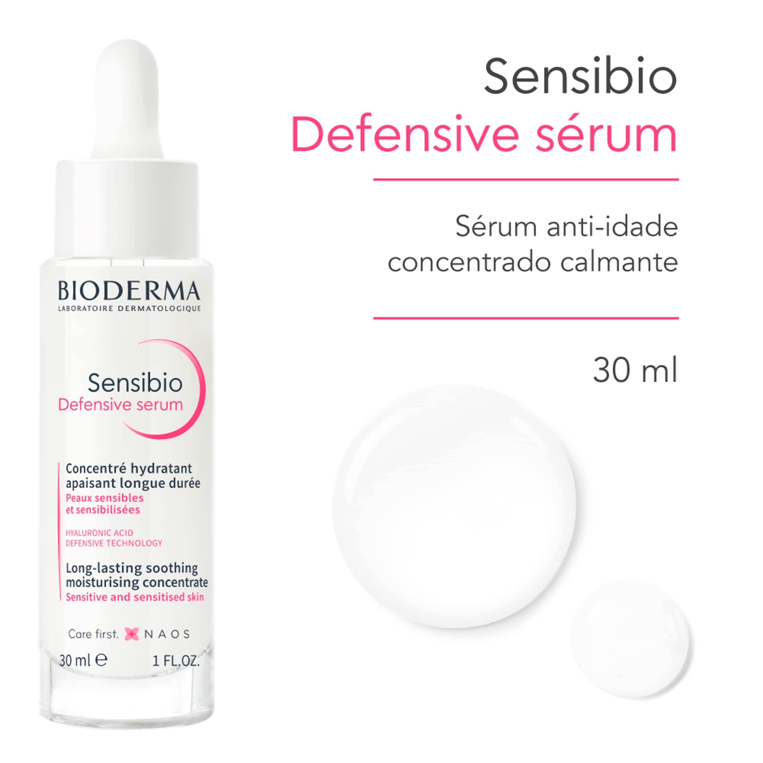 Sérum Facial Bioderma Sensibio Defensive Calmante Anti Idade 30ml — imagem 2 | Farmácia Resyla