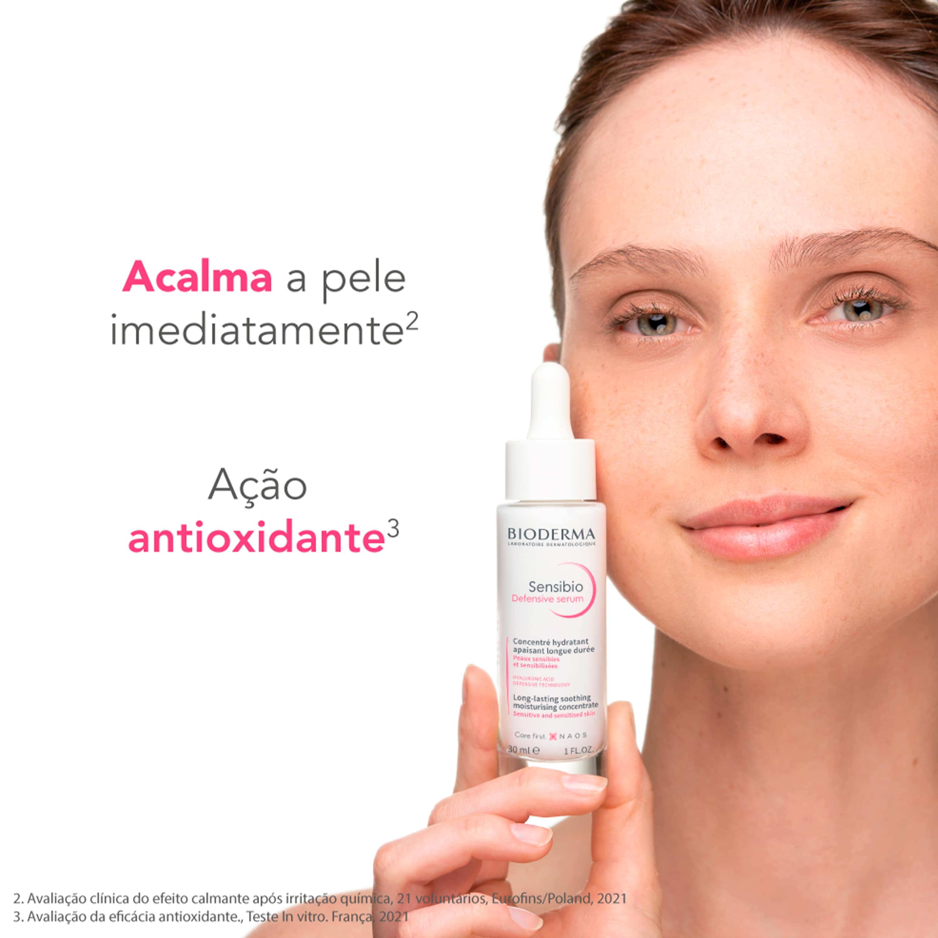 Sérum Facial Bioderma Sensibio Defensive Calmante Anti Idade 30ml — imagem 3 | Farmácia Resyla
