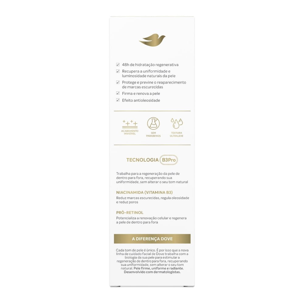 Sérum Facial Dove Regenerative 3 em 1 FPS 30 50ml — imagem 4 | Farmácia Resyla