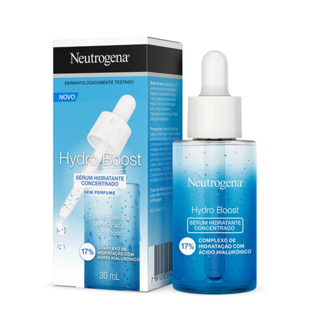 Sérum Facial Neutrogena Hydro Boost Hidratante Concentrado com Ácido Hialurônico 30ml — imagem 2 | Farmácia Resyla