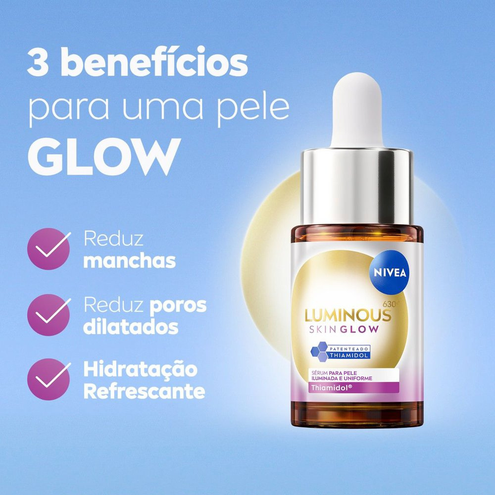Sérum Facial Nivea Luminous 630 Skin Glow 15ml — imagem 4 | Farmácia Resyla