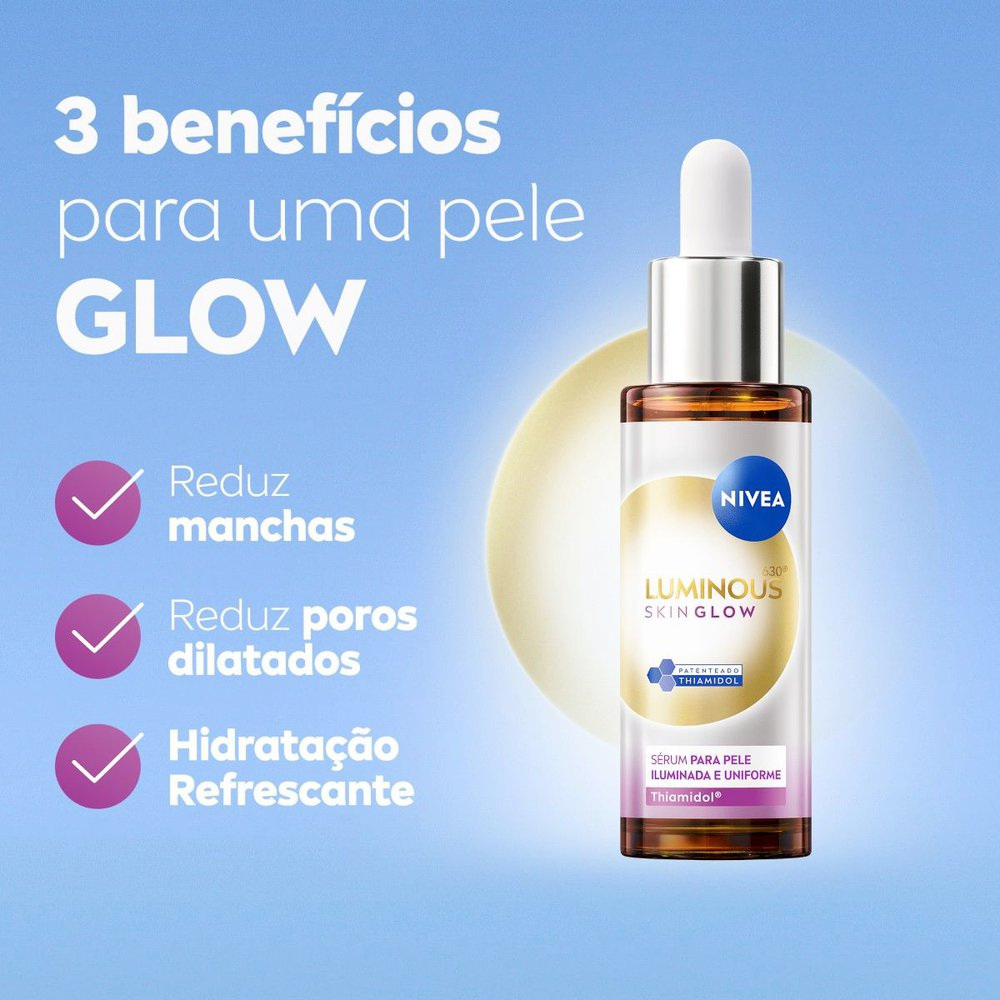 Sérum Facial Nivea Luminous 630 Skin Glow 30ml — imagem 4 | Farmácia Resyla