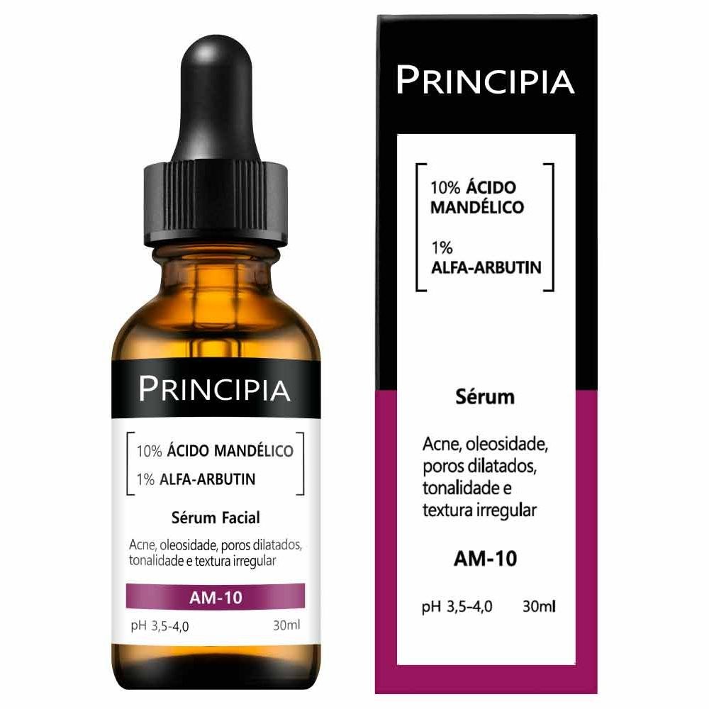 Sérum Facial Principia AM-10 com Ácido Mandélico 10% e Alfa Arbutin 1% 30ml — Principia | Farmácia Resyla