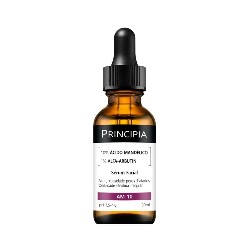 Sérum Facial Principia AM-10 com Ácido Mandélico 10% e Alfa Arbutin 1% 30ml — imagem 2 | Farmácia Resyla