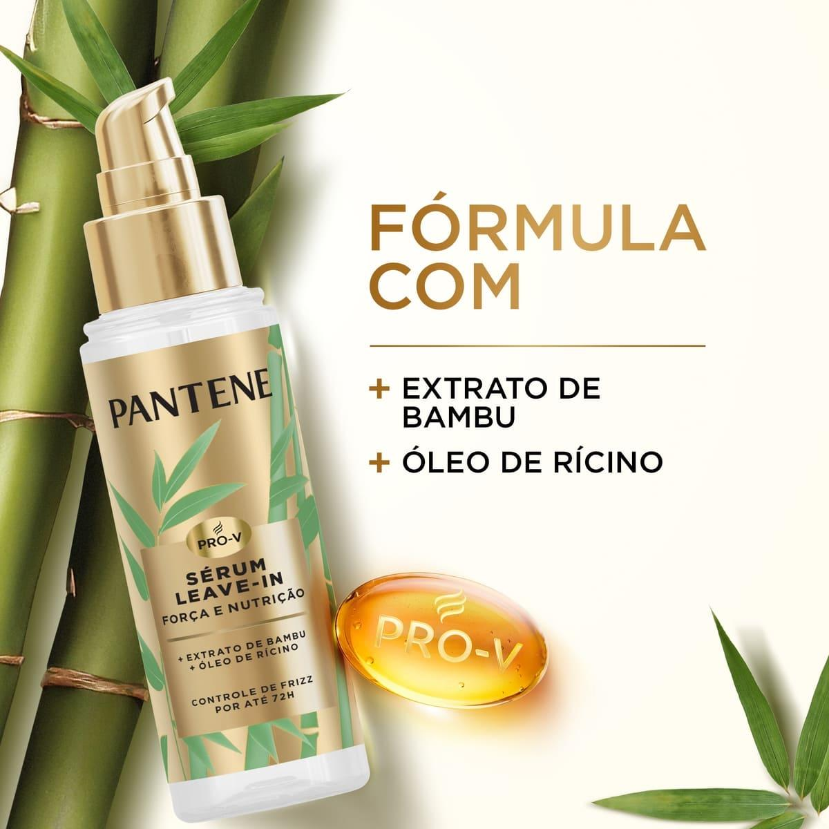 Sérum Finalizador Pantene Leave-In Força E Nutrição Bambu 95ml — imagem 3 | Farmácia Resyla