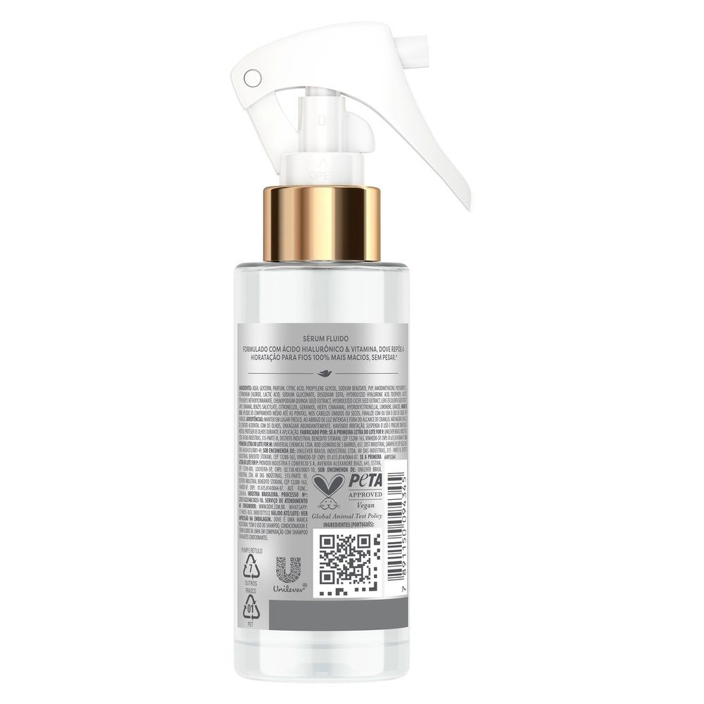 Sérum Fluido Dove Hidratação + Hialuron-VIT Spray 110ml — imagem 3 | Farmácia Resyla