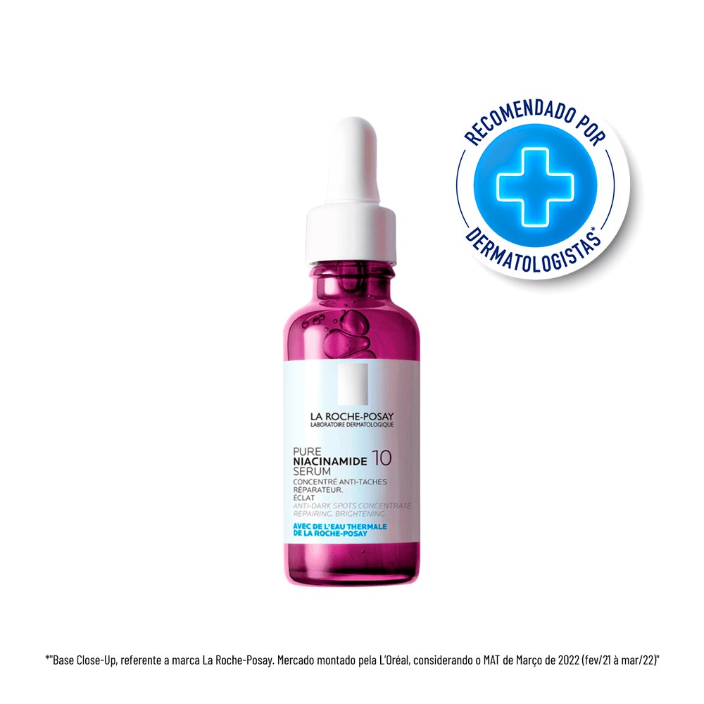 Sérum La Roche-Posay Pure Niacinamide 10 Antimarcas com Ácido Hialurônico 30ml — imagem 2 | Farmácia Resyla