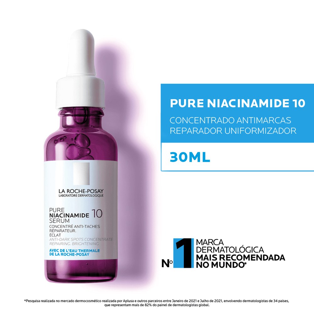 Sérum La Roche-Posay Pure Niacinamide 10 Antimarcas com Ácido Hialurônico 30ml — imagem 4 | Farmácia Resyla