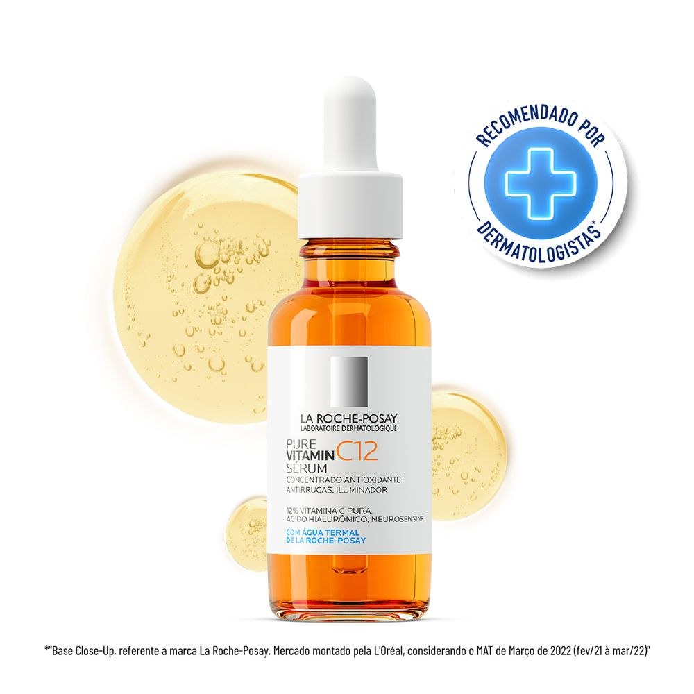 Sérum La Roche-Posay Pure Vitamin C12 Antirrugas Oil Control 30ml — imagem 4 | Farmácia Resyla