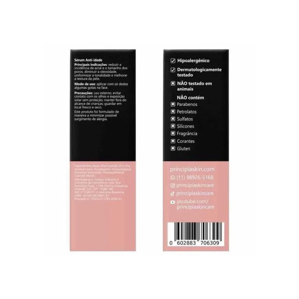Sérum Principia NC-10 com 10% Niacinamida e 1% Zinco 30ml — imagem 3 | Farmácia Resyla