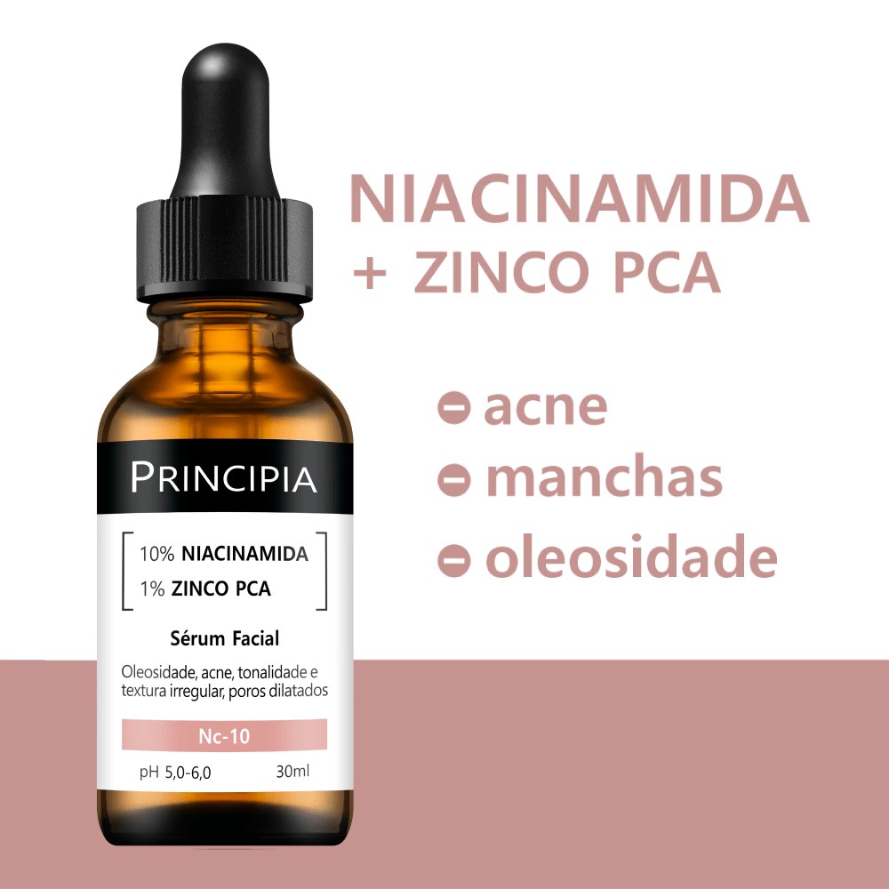 Sérum Principia NC-10 com 10% Niacinamida e 1% Zinco 30ml — imagem 4 | Farmácia Resyla