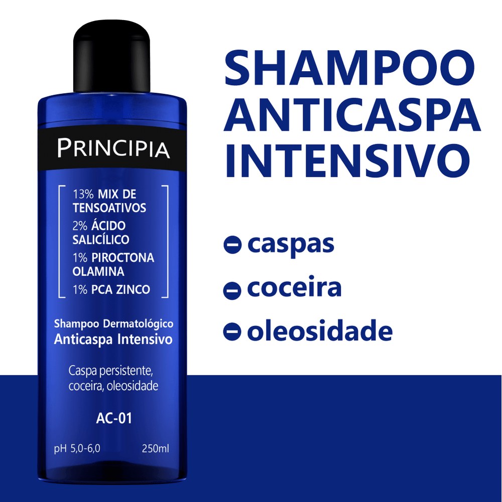 Shampoo Anticaspa Principia AC-01 Dermatológico 250ml — imagem 3 | Farmácia Resyla