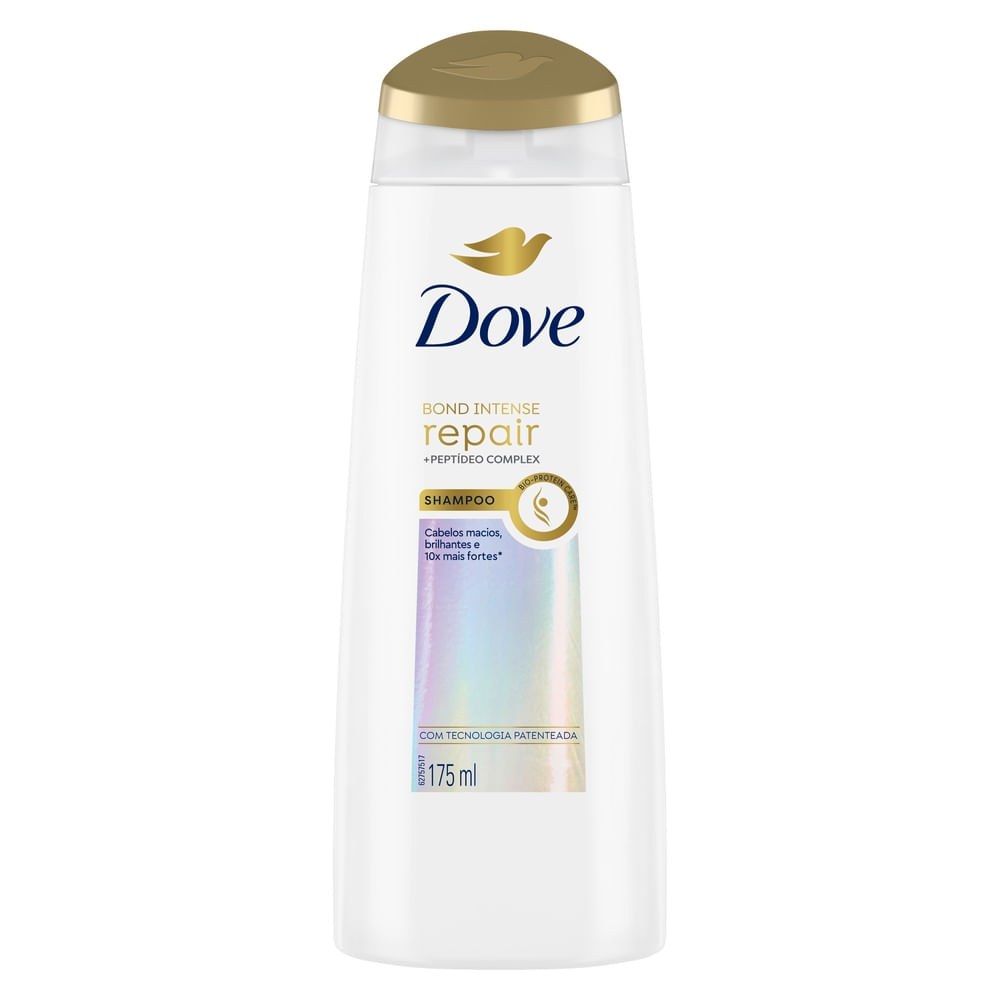 Shampoo Dove Bond Repair + Peptídeo 175ml — Dove | Farmácia Resyla