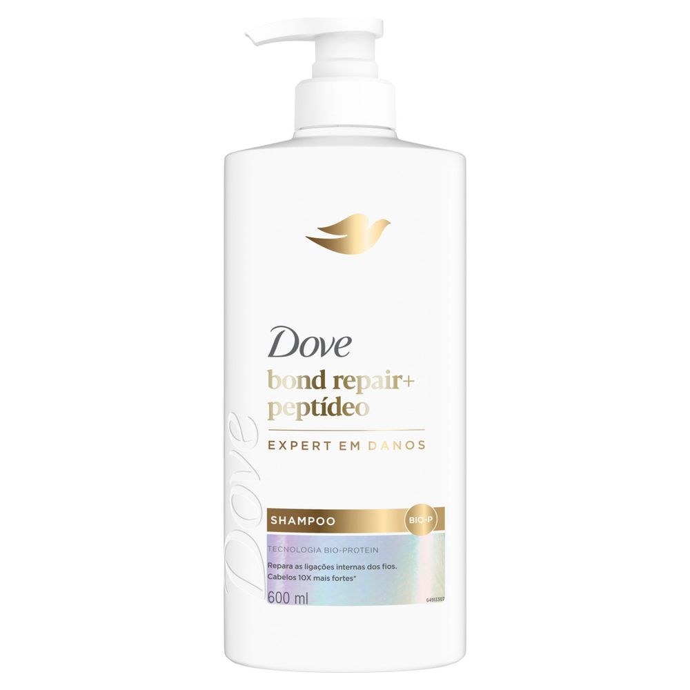 Shampoo Dove Bond Repair + Peptídeo 600ml — Dove | Farmácia Resyla