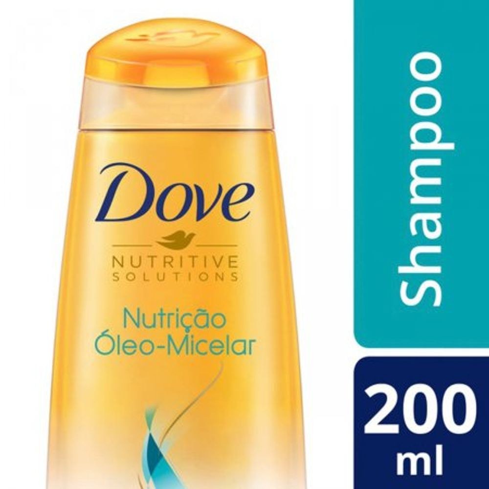 Shampoo Dove Brilho + Óleo Micelar 200ml — Dove | Farmácia Resyla