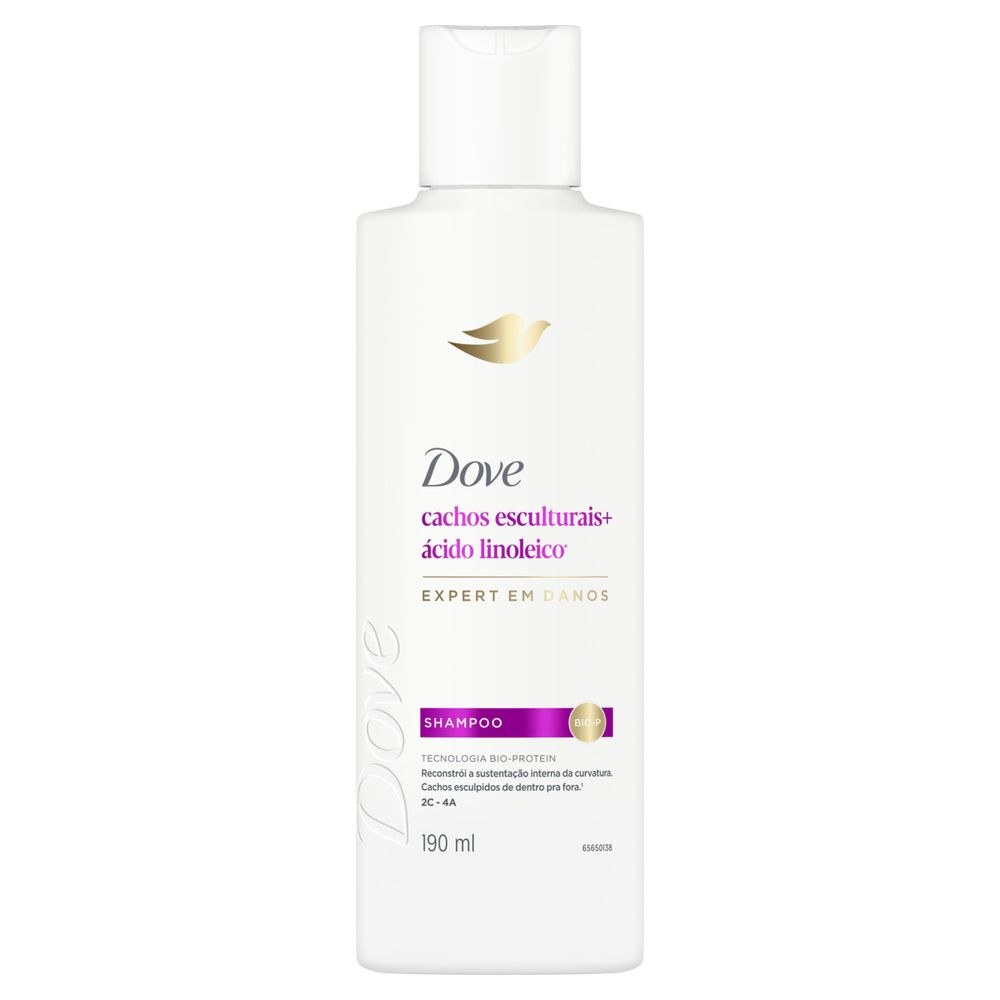 Shampoo Dove Cachos Esculturais + Ácido Linoleico 190ml — imagem 2 | Farmácia Resyla
