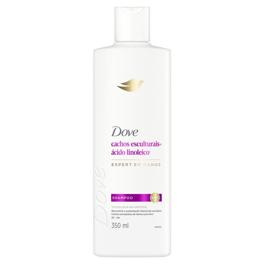 Shampoo Dove Cachos Esculturais + Ácido Linoleico 350ml — imagem 2 | Farmácia Resyla