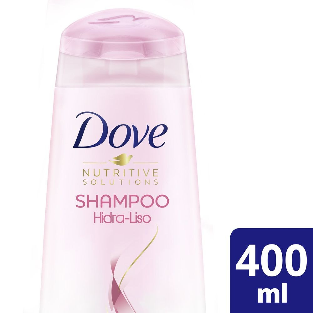 Shampoo Dove Hidra-Liso + Hialurônico 400ml — Dove | Farmácia Resyla