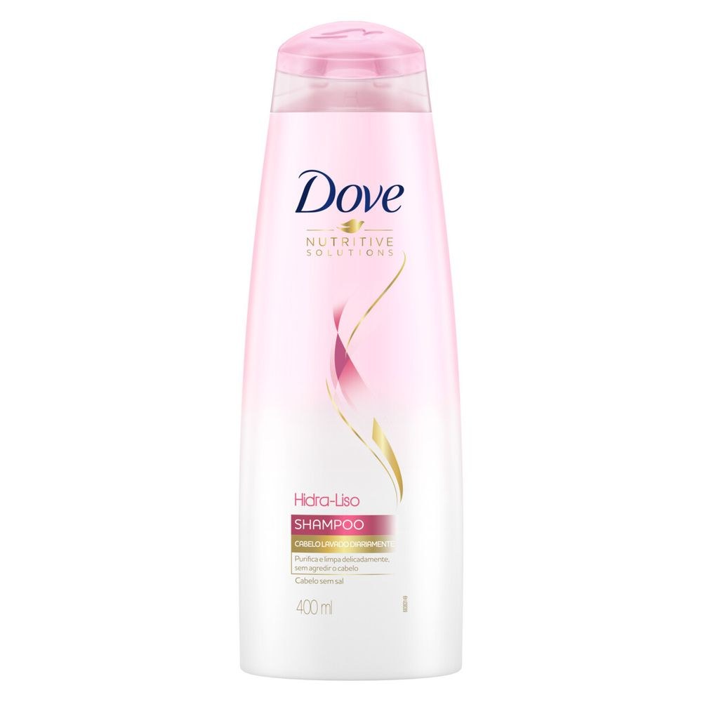 Shampoo Dove Hidra-Liso + Hialurônico 400ml — imagem 2 | Farmácia Resyla
