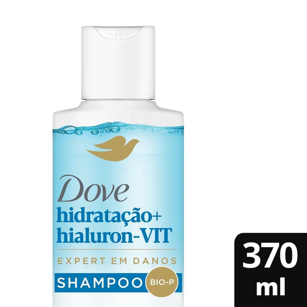Shampoo Dove Hidratação + Hialuron-Vit 370ml — Dove | Farmácia Resyla