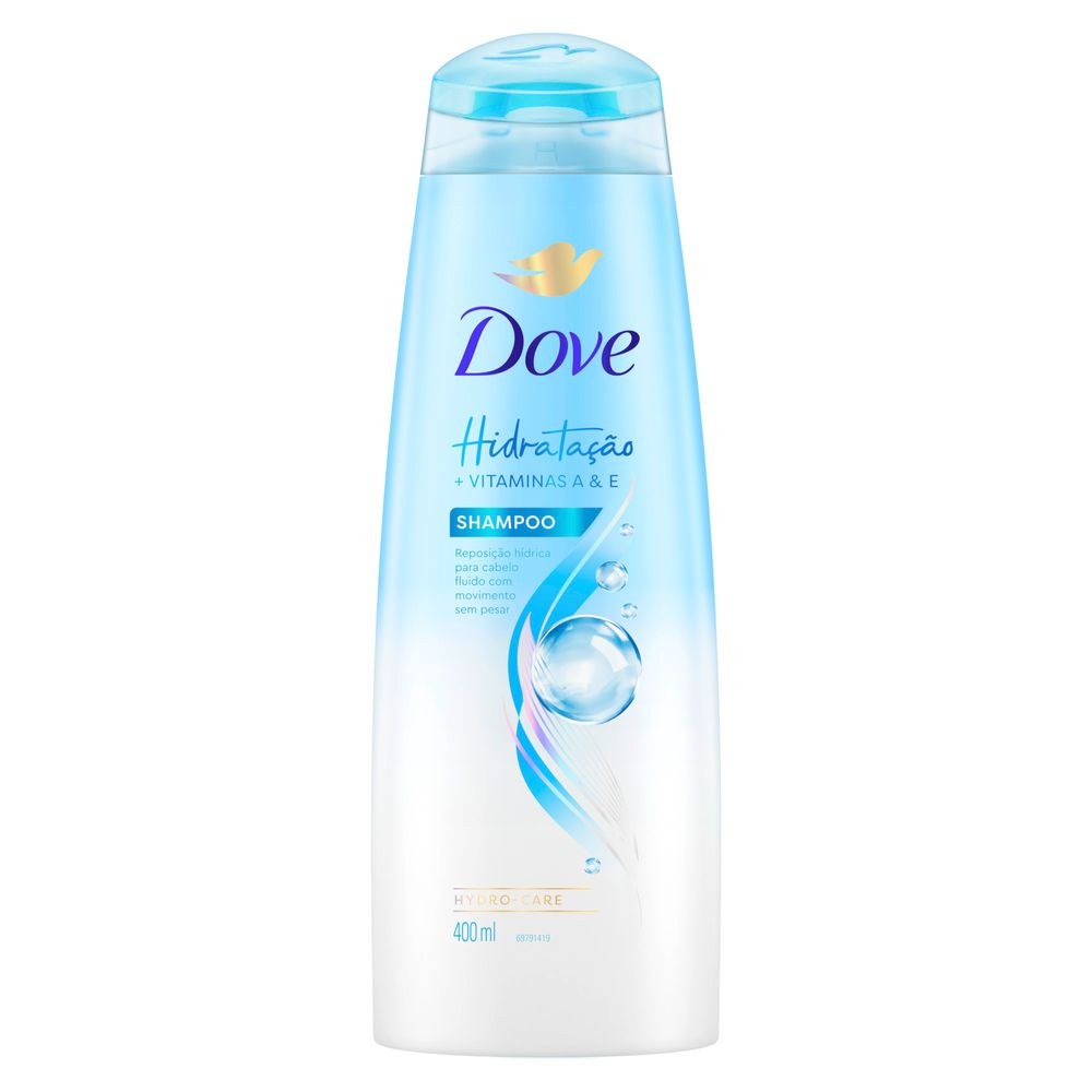 Shampoo Dove Hidratação + Vitamina A & E 400ml — imagem 2 | Farmácia Resyla