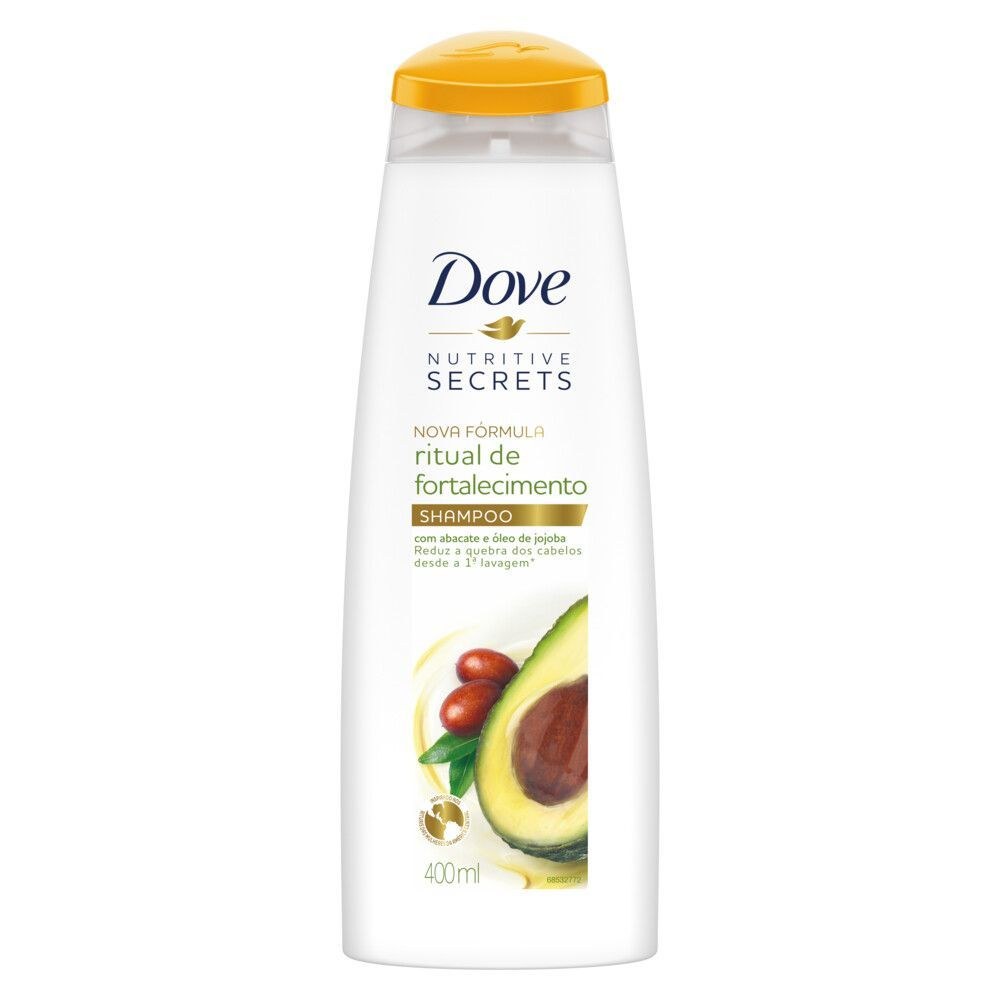 Shampoo Dove Nutritive Secrets Ritual de Fortalecimento 400ml — Dove | Farmácia Resyla