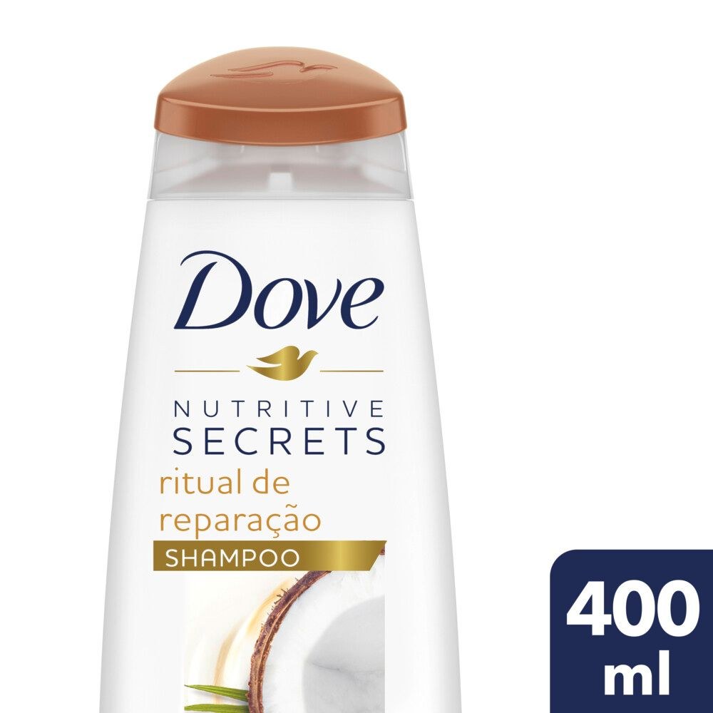 Shampoo Dove Nutritive Secrets Ritual de Reparação 400ml — Dove | Farmácia Resyla