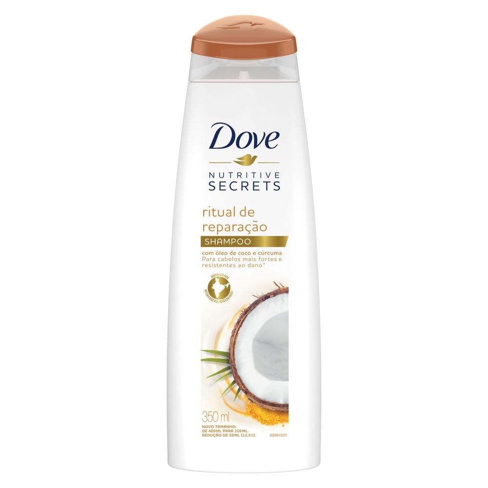 Shampoo Dove Nutritive Secrets Ritual de Reparação 400ml — imagem 2 | Farmácia Resyla