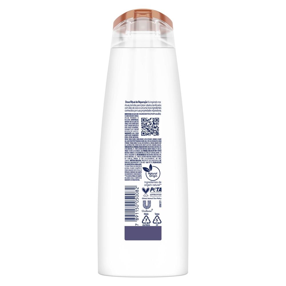 Shampoo Dove Nutritive Secrets Ritual de Reparação 400ml — imagem 3 | Farmácia Resyla