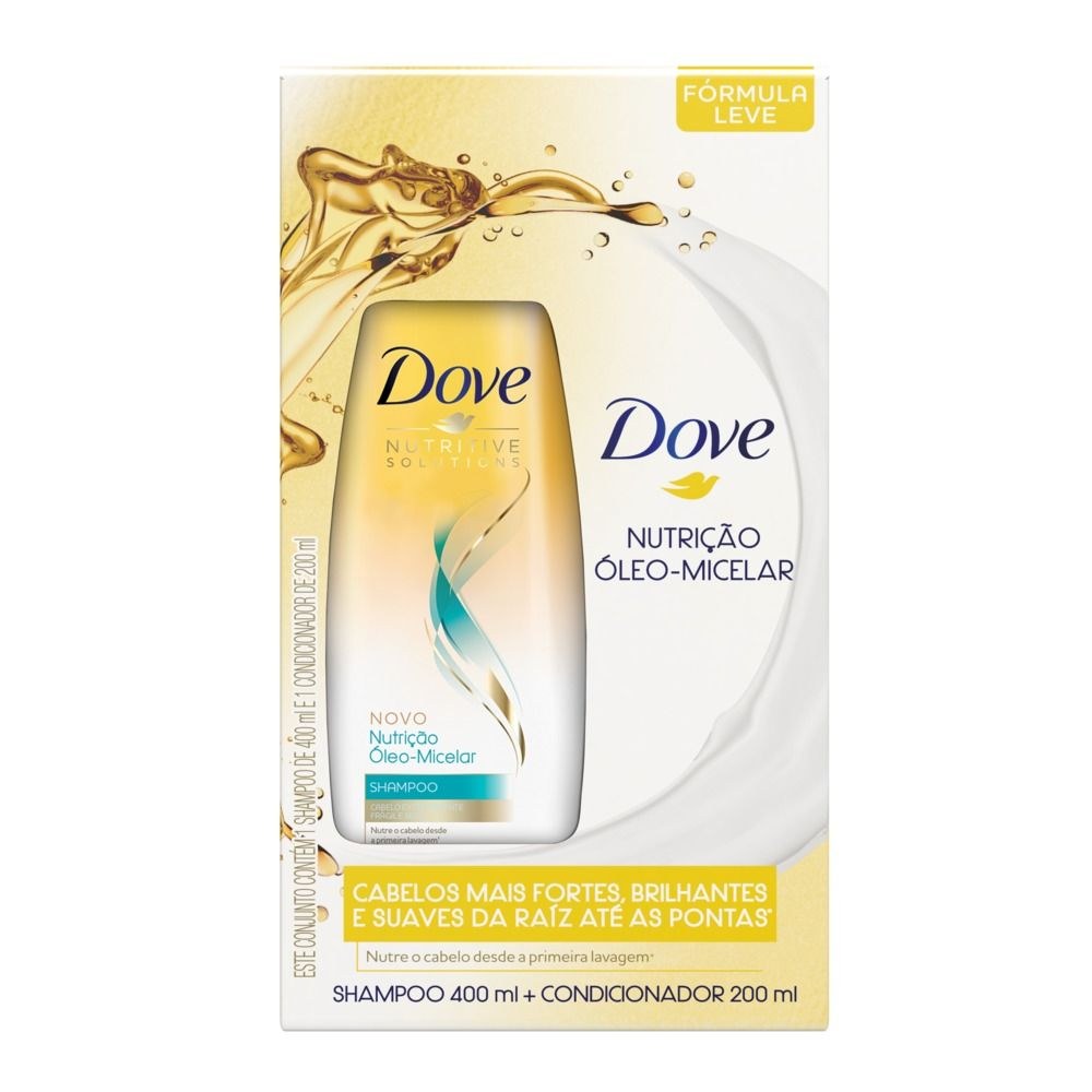 Shampoo Dove Oleo Micelar 400ml+condicionador Dove Oleo Micelar 200ml — imagem 3 | Farmácia Resyla