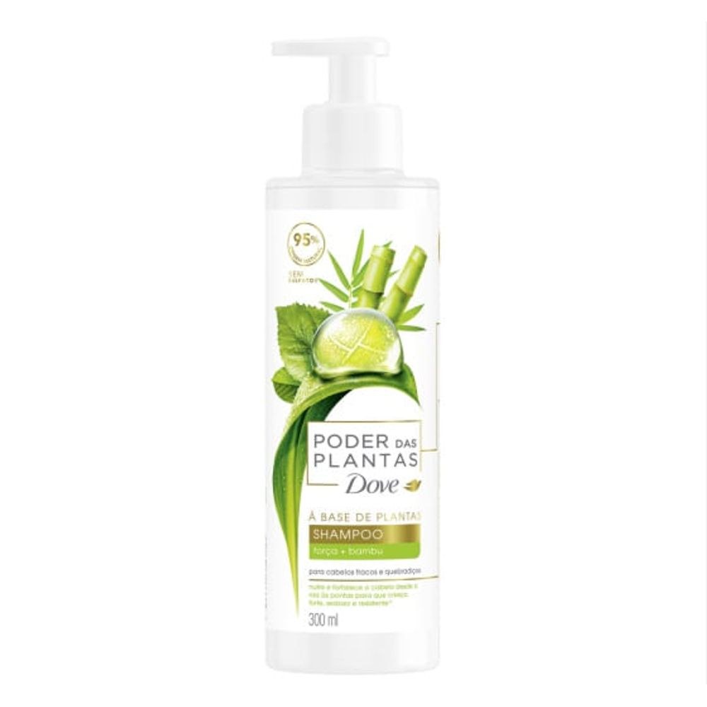 Shampoo Dove Poder das Plantas Força + Bambu 300ml — imagem 2 | Farmácia Resyla