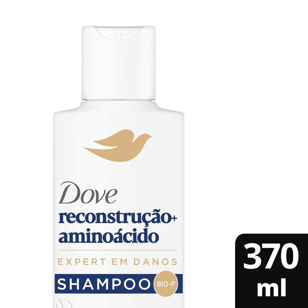 Shampoo Dove Reconstrução + Aminoácido 370ml — Dove | Farmácia Resyla