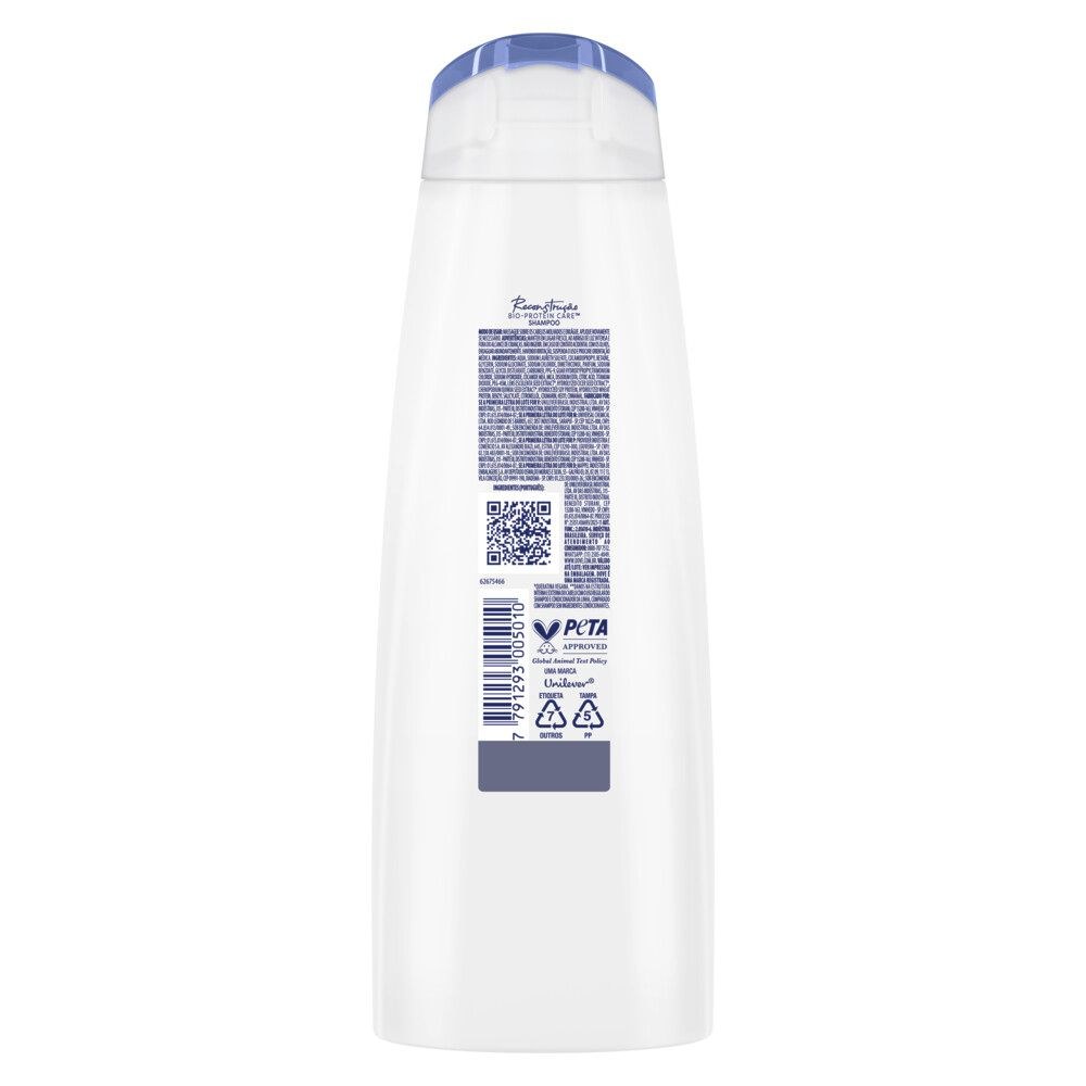 Shampoo Dove Reconstrução + Queratina 400ml — imagem 3 | Farmácia Resyla