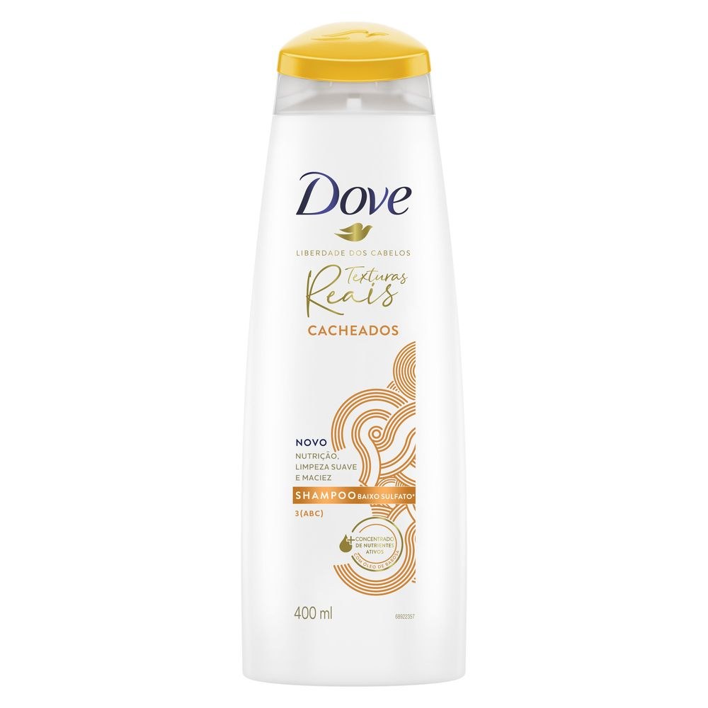 Shampoo Dove Texturas Reais Cacheados 400ml — imagem 3 | Farmácia Resyla
