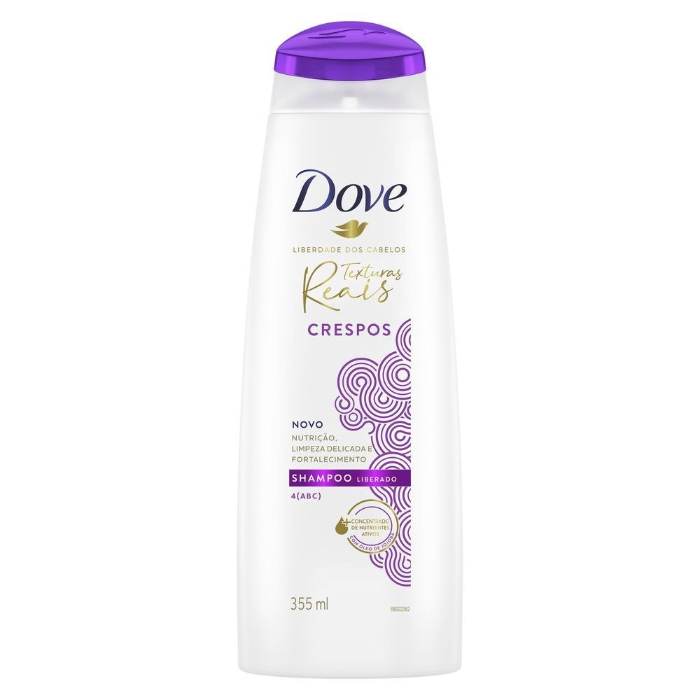 Shampoo Dove Texturas Reais Crespos 355ml — imagem 3 | Farmácia Resyla